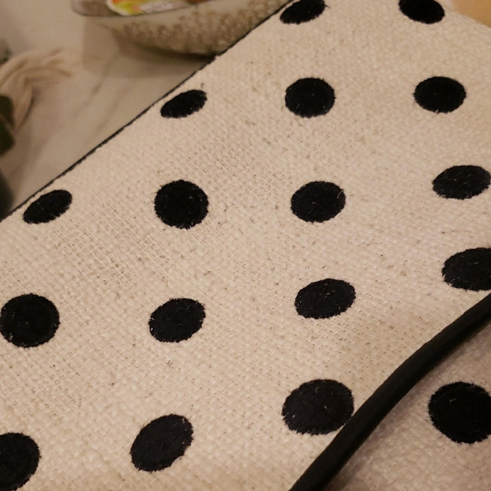 Kate Spade White and Black Polka Dot Crossbody Bag - Picture 8 of 13